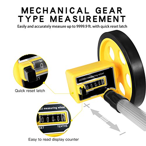 Measuring Wheel ACOOJ Collapsible Measuring Wheel 6-Inch - Thumbnail 3