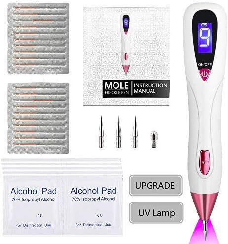 UPGRADE With UV Lamp Adjustable 9-Levels Spotlight USB Rechargeable (Pink)