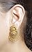 MUCH-MORE Bollywood Ethnic Fashion Gold Tone Faux Pearl Polki Bali Jhumki Earring Indian Traditional Jewelry For Women (6316)