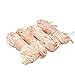 Tosnail 500 Grams Natural Raffia Bundle Raffia Paper Ribbon, 10 Bundles - Great for Gift Wrapping, Florist Bouquests, Crafts