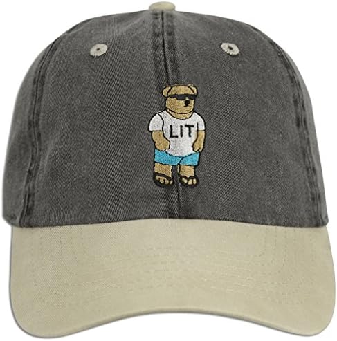 JLGUSALIT Teddy Cap Hat Dad Fashion Baseball Adjustable Polo Style Unconstructed New