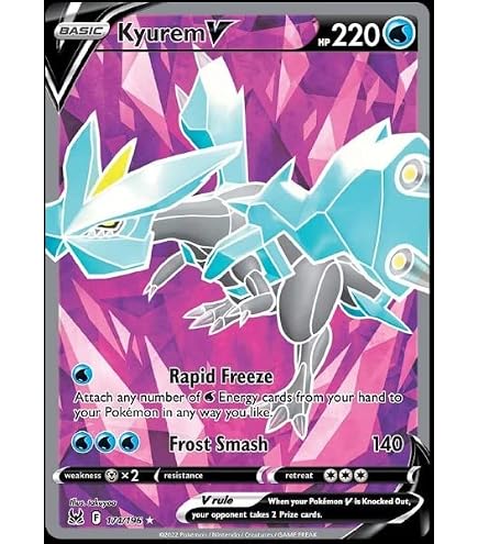 048/191 Black Kyurem Ex - Pokémon Surging Sparks Double Rare 048/191 Black Kyurem Ex - Pokémon Surging Sparks Double Rare