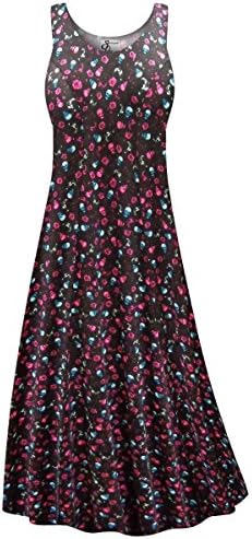 Skulls N' Roses Plus Size Supersize Poly/Cotton Princess Tank Dress 4xT