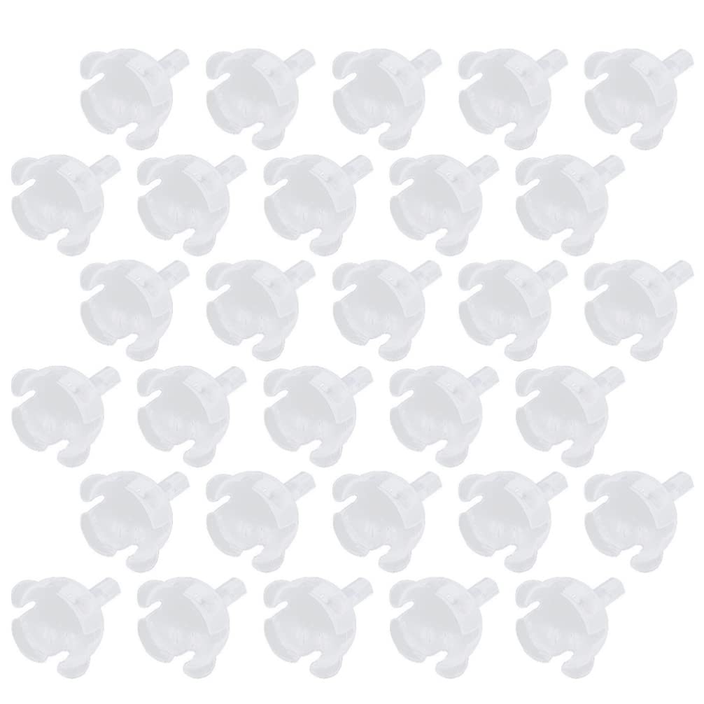 Toyvian 100Pcs Clear Chocolate Holder Candy Holder Bouquet Wrapper Cups Chocolate Packaging Case Round Boxes for Flowers Candy Wedding Chocolate for Valentines Day Gifts