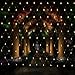 Ollny Led Net Mesh Fairy String Decorative Lights Low Vlotage - Christmas Tree-wrap Wedding Outdoor Party Garden Decorations 9.8ft x 6.6ft 200 LEDs 8 modes Warm White(Remote & Timer)