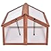 Giantex Garden Portable Wooden Cold Frame Greenhouse Raised Flower Planter Protection (35.4