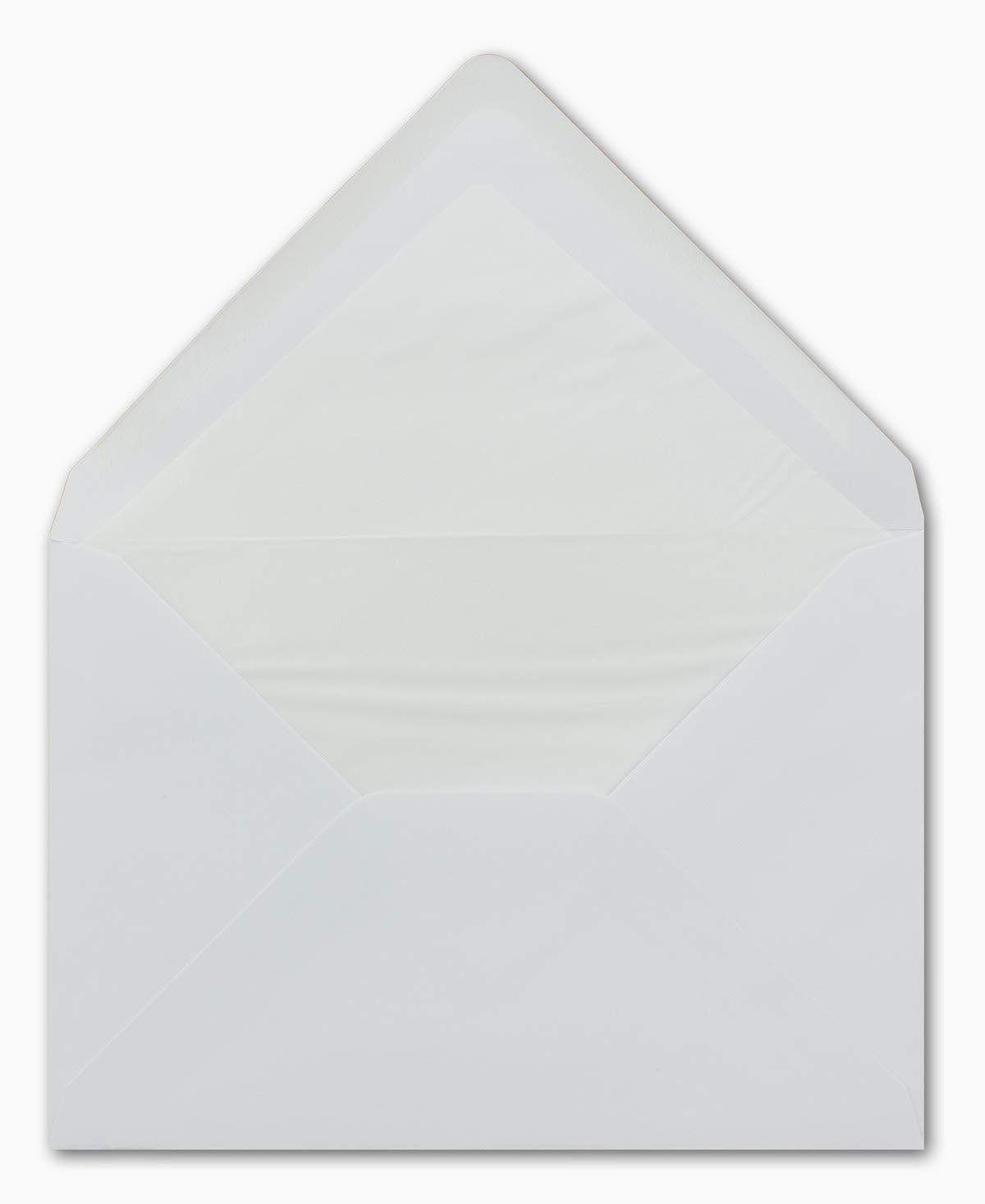 Glüxx-Agent 100 DIN C5 envelopes white lined with white tissue paper 16.2 x 22.9 cm 90 g/m² wet glue postal envelopes without window -