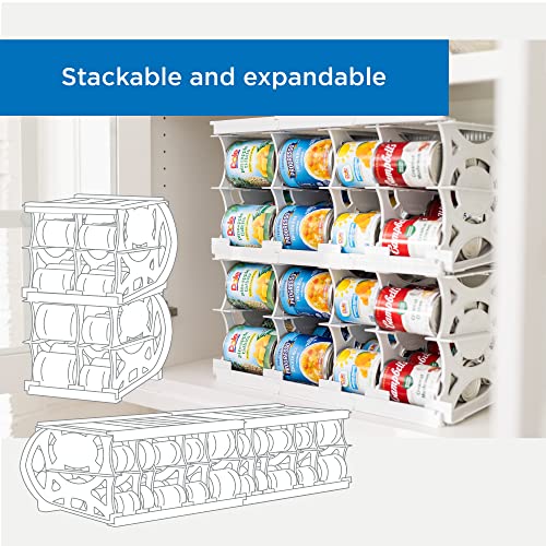 Shelf Reliance Cansolidator Pantry Plus 60 Cans Organizer for Pantry