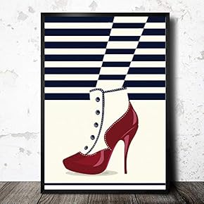 Framed Canvas Wall Art for Living Room, Bedroom Fashion Lady Canvas Prints for Home Decoration Ready to Hang - 16x24 inches