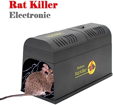Seicosy Electronic Mouse Trap Humane Rodent Killer Trap Rat Control Electronic Live Rodent Trap Rat Mouse Rodent Zapper