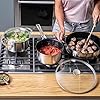 KitchenAid-Skillet-with-2-Side-Handles-and-Lid-Non-Stick-Stainless-Steel-Skillet-Induction-and-Oven-Safe-Cookware-28-cm43-Litres KitchenAid Stainless Steel 3-Layer Non-Stick 28cm/4.3 Litre Sauté Pan, Induction, Oven Safe, Dishwasher Safe, Silver