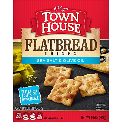 Town House Flatbread Cracker Crisps, Baked Snack Crackers, Party Snacks