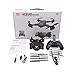 OKPOW 2MP 120° Wide Angle Selfie Drones 2.4G Foldable RC Quadcopter Wifi FPV Drone Altitude Hold 3D Flips Rolls 6-Axis Gyro Gravity Sensor RTF RC Drones