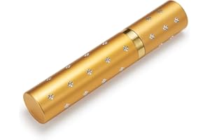 RECOLORFINE Lipstick Stun Gun for Women, self Defense Flashlight Stun Guns with Safety Disable Pin.Wall Charger Included