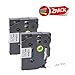 MARKLIFE Laminated Label Tapes Compatible with Brother P Touch TZ TZe TZe-231, Black on White 1/2