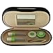 Evelots 3314 Glasses & Contacts Case, Contact Lens Hard Case Assorted Colors, Black