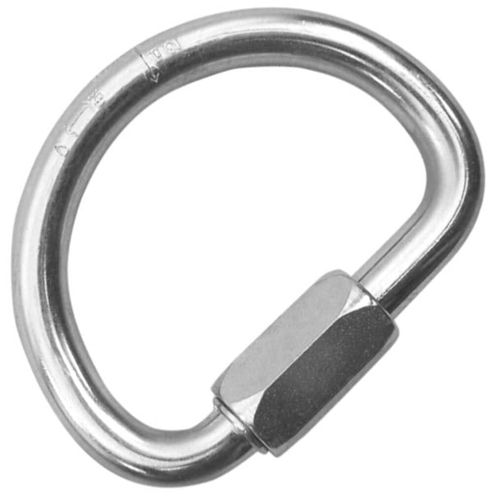 Desconocido KONG D QUICK LINKaillon Fast D Steel.Zinc Carabiner Adult Unisex Steel (Silver), One Size