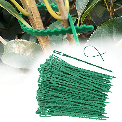 Jiecikou 50Pcs Reusable Plant Support Ties Adjustable Plant Twist Tie Garden Tool 5.3-inch
