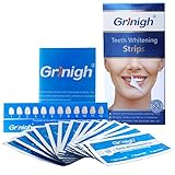 Teeth whitening strips by Grinigh, White Professional Effects Whitestrips Includes NATURAL Ingredients for a White Healthy Smile, 14 Treatments