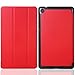 MoKo Google Nexus 7 2013 FHD 2nd Gen Case - Ultra Slim Lightweight Smart-shell Stand Cover Case with Auto Wake / Sleep for Google Nexus 2 7.0 Inch 2013 Generation Android 4.3 Tablet, RED