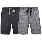 Hanes Men's & Big Men's Brushed Performace Knit Short - 2 Pack, Space Dye Colors