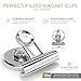 Emperor Magnets™ - Strong Refrigerator Magnets | Mini Powerful Fridge Magnets | Small Round Kitchen Magnet Hook Clips | Heavy Duty Metal Silver Finish Ideal For Office Whiteboard, Dry Erase Board