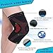 CXYSY Men and Women Knee Brace Support Compression Sleeves for Arthritis, Running, Biking, Basketball Sports, Joint Pain Relief,Injury Recovery Red Medium