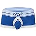 YiZYiF Men's Boxer Brief Buckled Pouch Shorts Underwear Blue Large