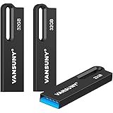 Vansuny 3 Pack 32GB Flash Drives Metal Waterproof USB Drives USB 3.0 Ultra High Speed Memory Sticks, Portable Thumb Drive for