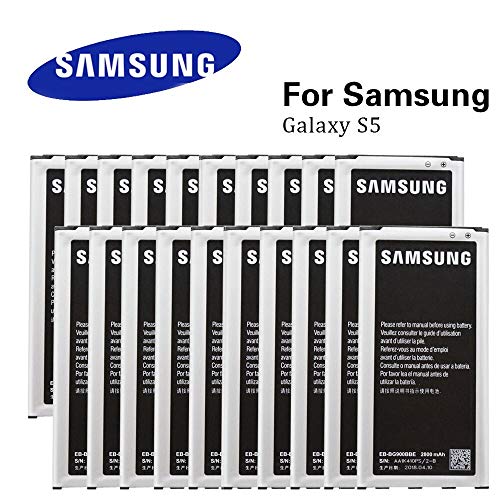 Samsung Galaxy S5 Replacement Batteries EB-BG900BBU / EB-BG900BBZ 2800mAh for all Samsung Galaxy S5 Devices (2 Pac)