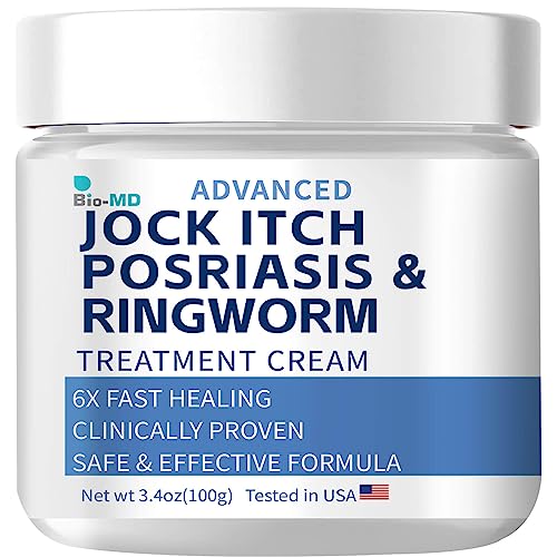 BioMD Jock Itch Cream, Jock Itch Cream Extra Strength for Men & Women