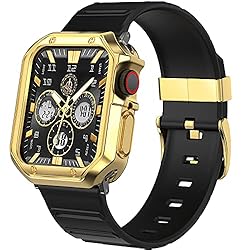 Swhatty Band Case Compatible with Apple Watch 45m