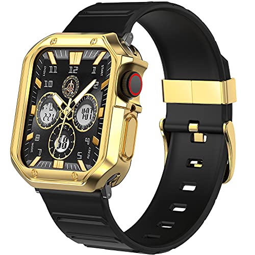 Swhatty Band Case Compatible with Apple Watch 45m