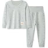 YANWANG 100% Cotton Baby Boys Girls Pajamas Set Long Sleeve Sleepwear