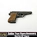 1/6 Scale Weapon Model Automatic Pistol Walther PPK Gun F 12