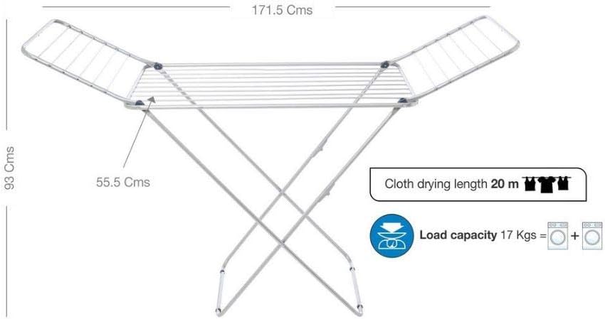 VILEDA Alumix Clothesline, Metallic Silver, Largo - Image 3