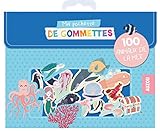 Ma pochette de gommettes : 100 animaux de la mer by