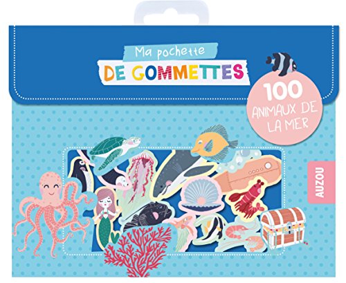 Ma pochette de gommettes : 100 animaux de la mer by