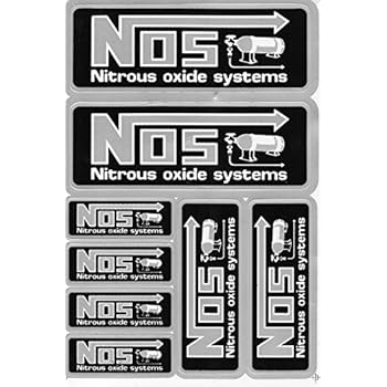Amazon.com: NOS 19204NOS NOS Decal: Automotive