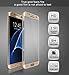 Galaxy S7 Edge Screen Protector,(Full Screen Coverage) Ultra Tempered Glass Anti-Scratch Shield Max Clarity Touch Accuracy Screen Protector by StarryBay (s7 Edge-Golden)