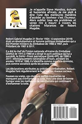 Mugabe Comedy Club Les Citations Hilarantes De Robert Mugabe French Edition Mandico Steve Amazon Com Books