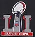 SUPER BOWL 51 SPECIAL EDITION JERSEY PATCH HAS COLOR 