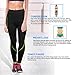 Wonderience Women Sauna Weight Loss Slimming Neoprene Pants with Side Pocket Hot Thermo Fat Burning Sweat Leggings (Black-Green, L)