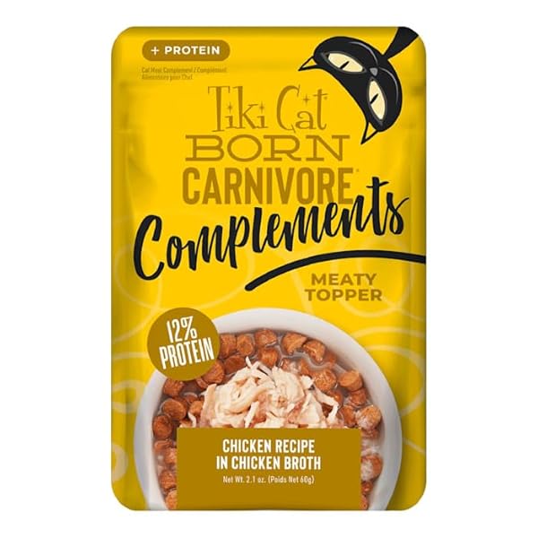 TIKI CAT, BORN CARNIVORE COMPLEMENTS CHICKEN RECIPE MEATY...