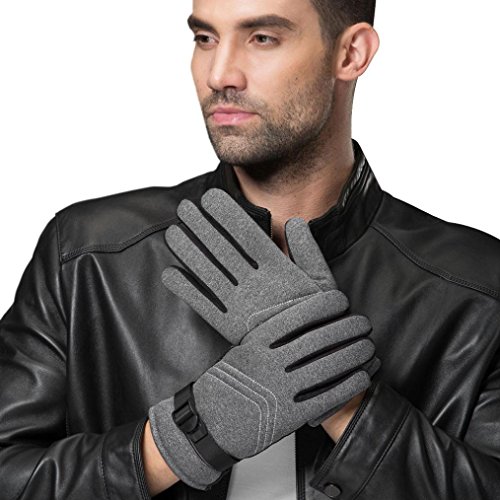 Hot Sale! Clearance!Todaies Men Men Warm Winter Motorcycle Ski Snow Snowboard Anti Slip Gloves (Free Size, Gray)