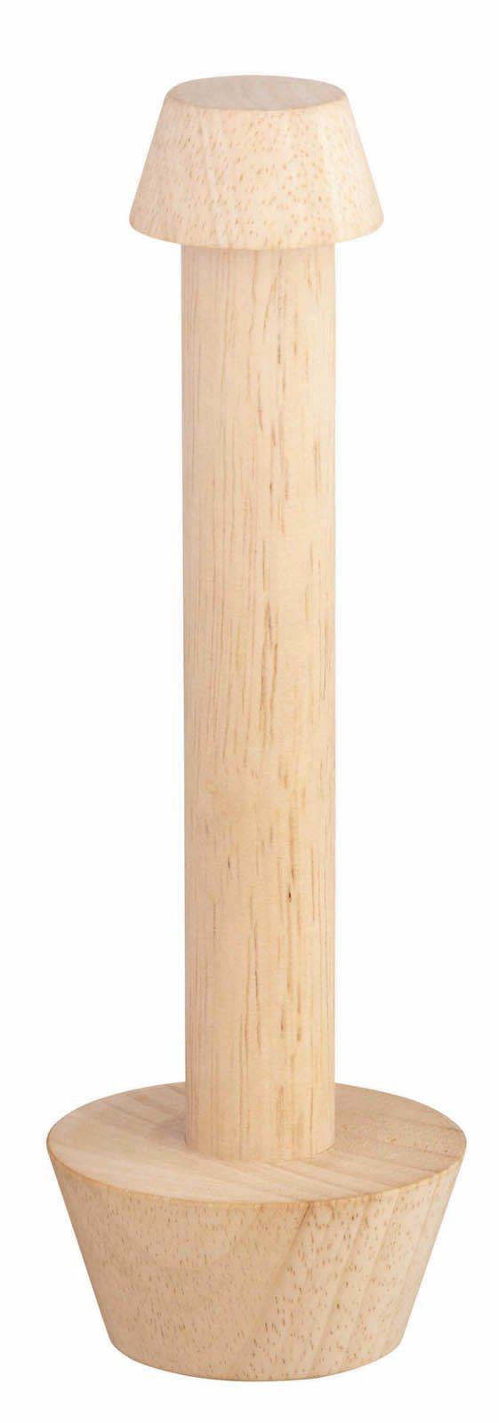 MasterClass Wooden Pastry Tamper For Easily Press Dough into Mini-hole Pans, Brown, Wood