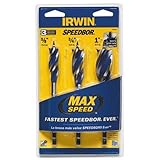 IRWIN Drill Bit Set for Wood, 3-Piece (3041003)