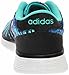 adidas Women's Lite Racer Casual Sneaker,Vivid Mint/Black/White,9 M US