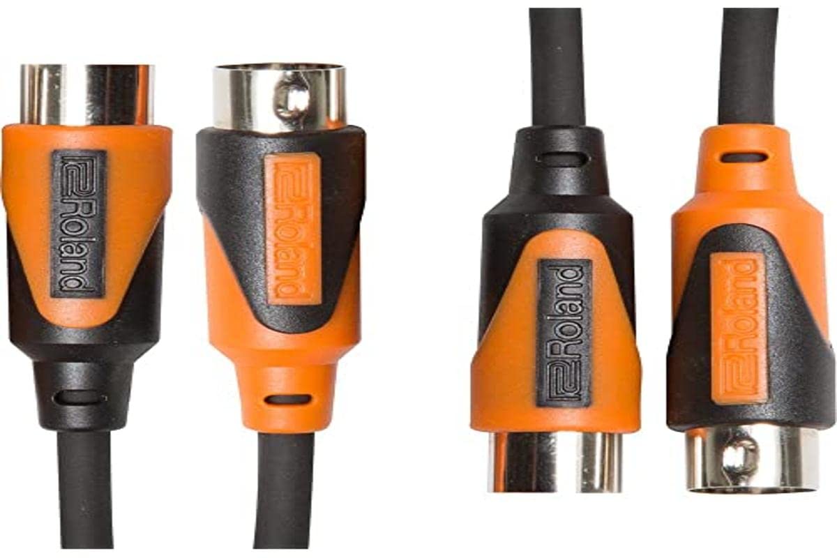 ROLAND Black Series Dual Midi Cable Dual Midi Cable, 10Ft / 3M - Rmidi-B10-Dual