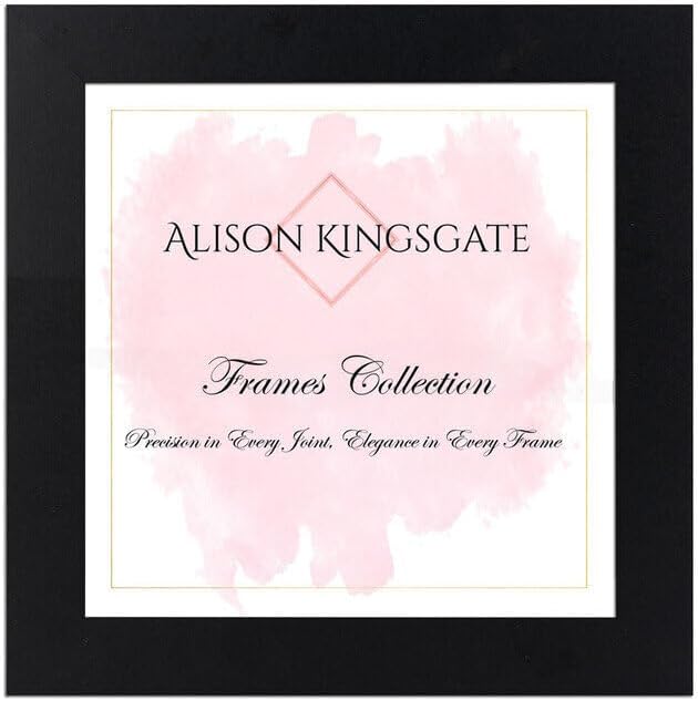 Alison Kingsgate Modern 10x10 Black Picture Frame Engineered Wood